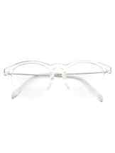 CN88 Klassische Nerdbrille rund Keyhole 40er 50er Jahre Pantobrille Vintage Look clear lens