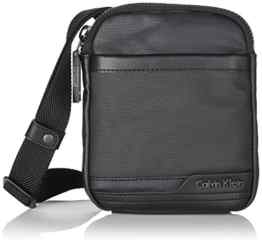 Calvin Klein Jeans ETHAN MINI FLAT CROSSOVER K50K500445 Herren Umhängetaschen 15x19x3 cm (B x H x T)