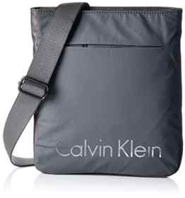Calvin Klein Jeans Herren Logan 2.0 Flat Umhängetaschen, 28x25x3 cm