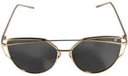 Cateye Sonnenbrille in gold / rosa verspiegelt UV400 retro vintage Katzenaugen Mode Fahsion Metallrahmen Sunglasses classic – Whatever®