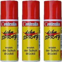 Centralin Dehn-Spray gegen drückende Schuhe, (3 x 50ml Dose)