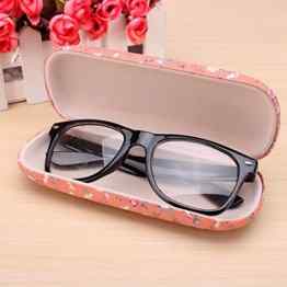 Charminer rentabilität floral sonnenbrille schwer brillen fall eyewear beschützer box beutel tasche pink