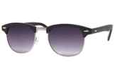 Cheapass Sonnenbrille Clubmaster Schwarz Braun Verspiegelt UV400 Retro Vintage Damen Herren Farbvariation