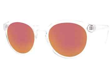 Cheapass Sonnenbrille Schwarz Blau Rund Verspiegelt Retro Unisex