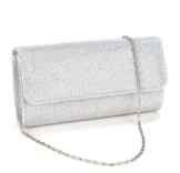 Clorislove Glitter Damen Tasche Handtasche Party Clutch Bag Hochzeit Abendtasche Kettentasche