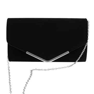 Clutch Bag Abendtasche Clasichic Damen Party Kettentasche Hochzeit