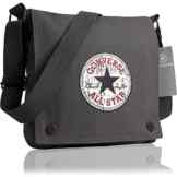 Converse Chuck Taylor All Star Tasche Color: Oil-Grey Grau Umhängetasche VINTAGE FORTUNE Schultertasche Charcoal Grau