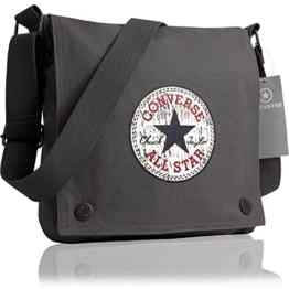 Converse Chuck Taylor All Star Tasche Color: Oil-Grey Grau Umhängetasche VINTAGE FORTUNE Schultertasche Charcoal Grau