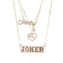CosDaddy ® Engagement Multilayer Necklace Joker Style Halskette Alloy Pendant