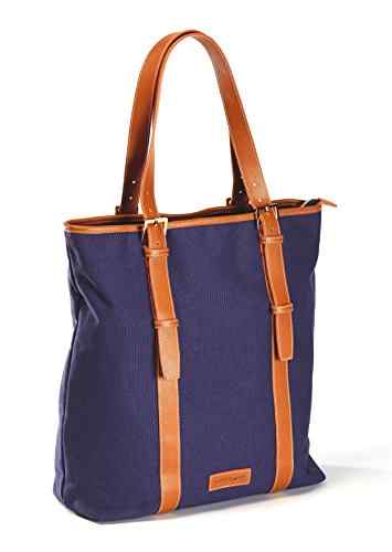 Created by mea – Canvas Shopper Damen Reisetasche – Handtasche Damen für die Arbeit, Schule und Uni.