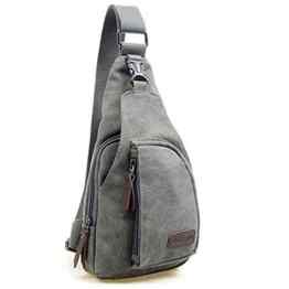 CuteMe ® Herren-kleine Leinwand Military Messenger Schultertasche Rucksack Reisen Wandern–GREY