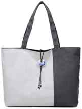 DCCN Handtasche Canvas Damentasche Shopper Bag mit Große Kapazität 38*31*9cm