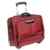 DERMATA Notebooktasche Notebooktrolley 17 Zoll Pilotenkoffer Trolley [ Laptop max. 41 x 29 cm] mit Schultergurt / Rot