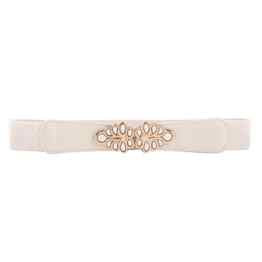 Damara Damen Taillen Stretchgürtel 4cm Breit Mit Dekoschnalle