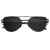 Damen Mode Polarisierte Katzenauge Sonnenbrille UV400 reflektierenden verspiegelte Linse Brille (Schwarz)