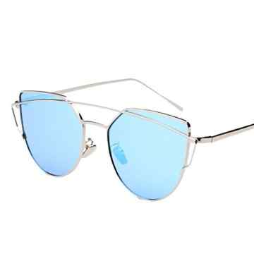 Damen Mädchen Mode Outdoor PC-Objektiv UV400 Sonnenbrille Brillen
