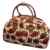 Damen Reisetasche Motiv roter Mohn, XXL Handtasche Gobelin 50cm