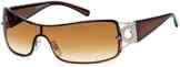 Damen Sonnen Monoscheiben Brille Sonnenbrillen Retro Aviator B551