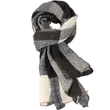 Damen der Frauen Cashmere Gefällt Herbst/Winter Splicing Design Schal Wraps Stola Halstücher