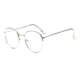 Dekobrille Fein Metallrahmen Nerdbrille Dekogl?ser Klassisches Rund Rahmen Glasses