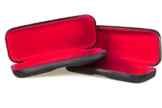 Demel Augenoptik Brillen Etui – Hartschalen Brillenetui Schwarz / Samteinlage / Mikrofaser Reinigungstuch / Testsieger Sparpaket (2 x Etui)
