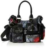 Desigual Damen London Medium Same Schultertaschen, 32×25.40×12 cm