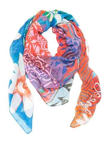 Desigual Damen Umschlagtuch RECTANGLE HAPPY BAZAR