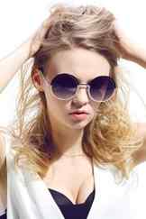 Diamond Candy Damen Mode Sonnenbrille Wayfarer brille Designer Fliegerbrille