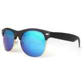 Distressed Clubmaster Vintage Sonnenbrille 60er Hornbrille – viele Farben