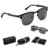 Dollger Clubmaster polarisierte Wayfarer Sonnenbrille Horn umrandeten Halbrahmen