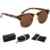 Dollger Wayfarer Clubmaster Sonnenbrille Halbrahmen Metallrahmen Spiegel Sonnenbrille
