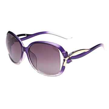Duco Damen stilvolle Sonnenbrille Polarisiert Star Brille 100% UV-Schutz 2229