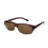 Duco Herren und Damen Sonnenbrillen Polarisiert Unisex Brille Überbrille für Brillenträger Fit-over Polbrille, Halbrand 8953T