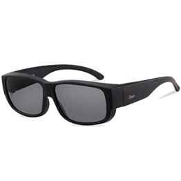 Duco Unisex Korrekturbrille RX Brille polarisierte Sonnenbrillen Überziehbrille Fit-Over Brille 8956