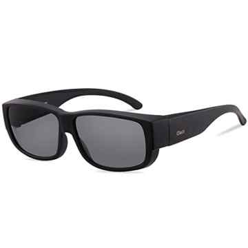 Duco Unisex Korrekturbrille RX Brille polarisierte Sonnenbrillen Überziehbrille Fit-Over Brille 8956