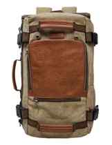 ECOSUSI Vintage Canvas Herren Seesack Rucksack Reisetasche Laptoptasche 15,6″