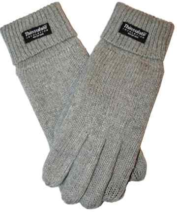EEM Damen Strickhandschuh JETTE mit Thinsulate™ Thermofutter, warm, 100% Wolle, Winterhandschuh