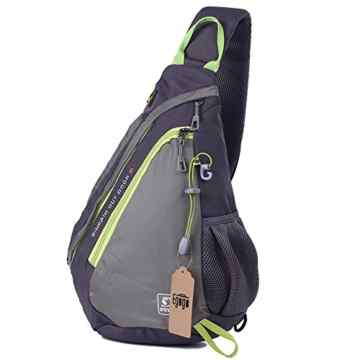 EGOGO Multifunktions Sling Pack Rucksack Cross Body Umhängetasche Schultertasche Fahrradrucksäcke