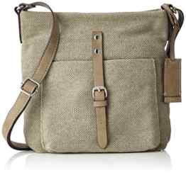 ESPRIT Damen 037EA1O035 Schultertasche Beige (250 KHAKI BEIGE)