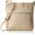 ESPRIT Damen mit Praktischem Innenleben Umhängetasche, Beige (Beige), 6,5x28x26 cm