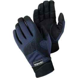 Ejendals Handschuh Tegera 320 aus Synthetikleder, Größe 8, 1 Stück, schwarz / blau, 320-8