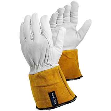 Ejendals Hitzeschutzhandschuh Tegera 130, Größe 9, 1 Stück, weiß / gelb, 130-9