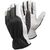 Ejendals Lederhandschuh Tegera 115, Größe 9, 1 Stück, grau / weiß, 115-9