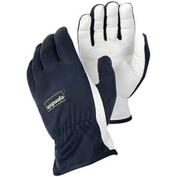 Ejendals Lederhandschuh Tegera 124, Größe 9, 1 Stück, blau / weiß, 124-9