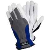 Ejendals Lederhandschuh Tegera 888, Größe 8, 1 Stück, grau / blau / schwarz / weiß, 888-8