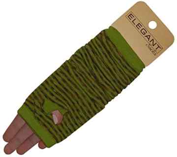 Elegant Socks -Armstulpen gestreift (grün-melliert)