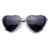 Emblem Eyewear – Premium Womens Niedlich Metallrahmen Herz Form Sonnenbrillen