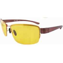 Eyekepper Nachtfahrbrille Nachtsichtbrille gelbe Gläser dünn PC Linse