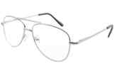 EyekepperFlieger Design Metallrahmen Federscharniere Brillen Silber