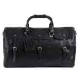 FEYNSINN Reisetasche PHOENIX – Weekender XL – Sporttasche echt Leder schwarz